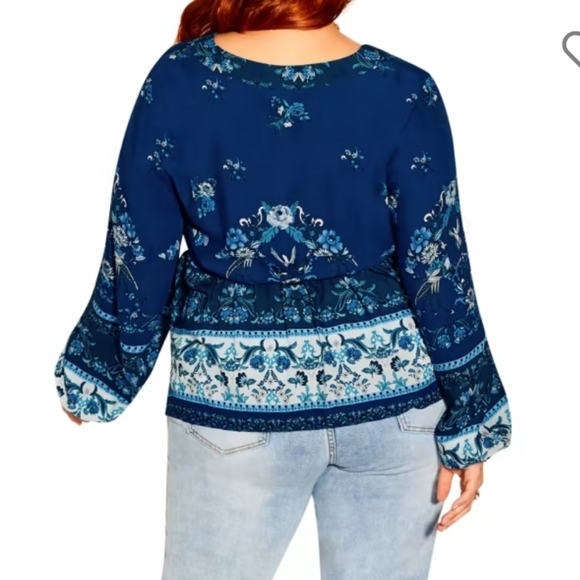 City Chic Ellie Free Spirit Top - Picture 2 of 8